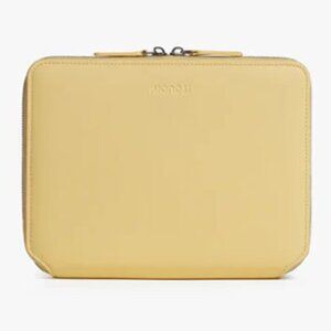 Monos luggage Vegan Leather Metro Folio Kit Limited Edition Banana Pudding